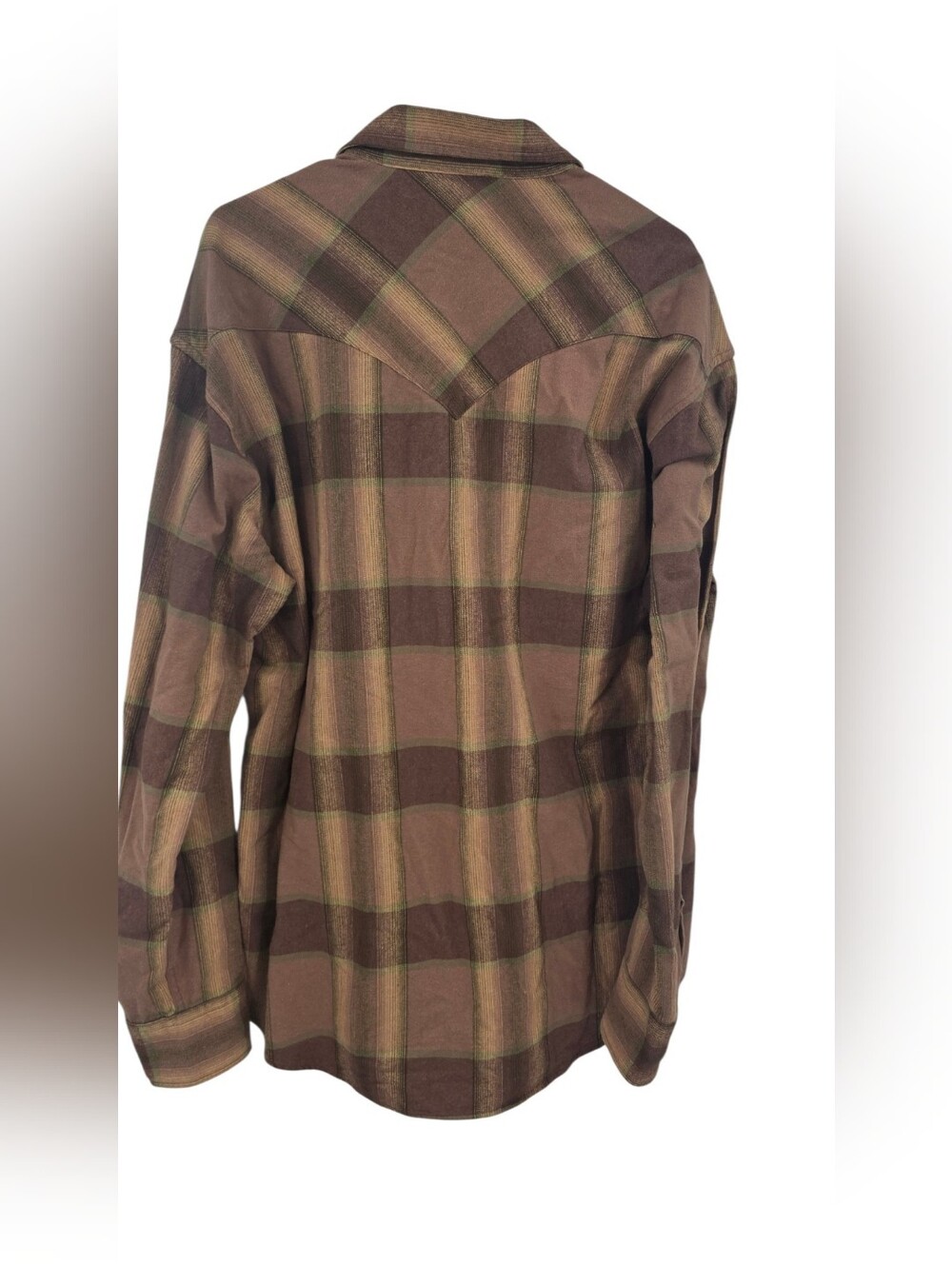 New Stetson Plaid Flannel Shirt Large - Picture 10 of 10
